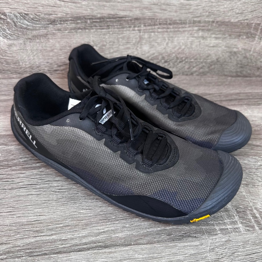 Merrell Vapor Glove 4 Running Shoes Womens 10 Black Barefoot Minimalist Athletic